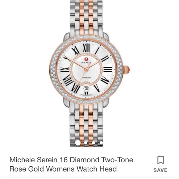 Michele Accessories - Michele Serein mother of pearl ladies watch